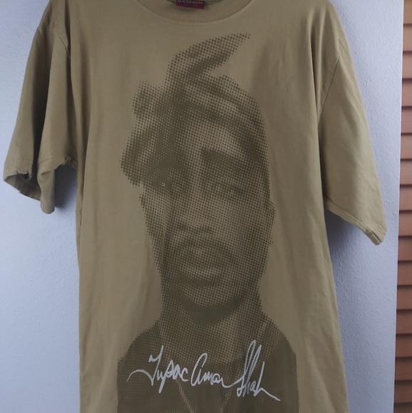 makaveli Other - Vntg Tupac Shirt Dot Pixel Art Makaveli Rap Medium